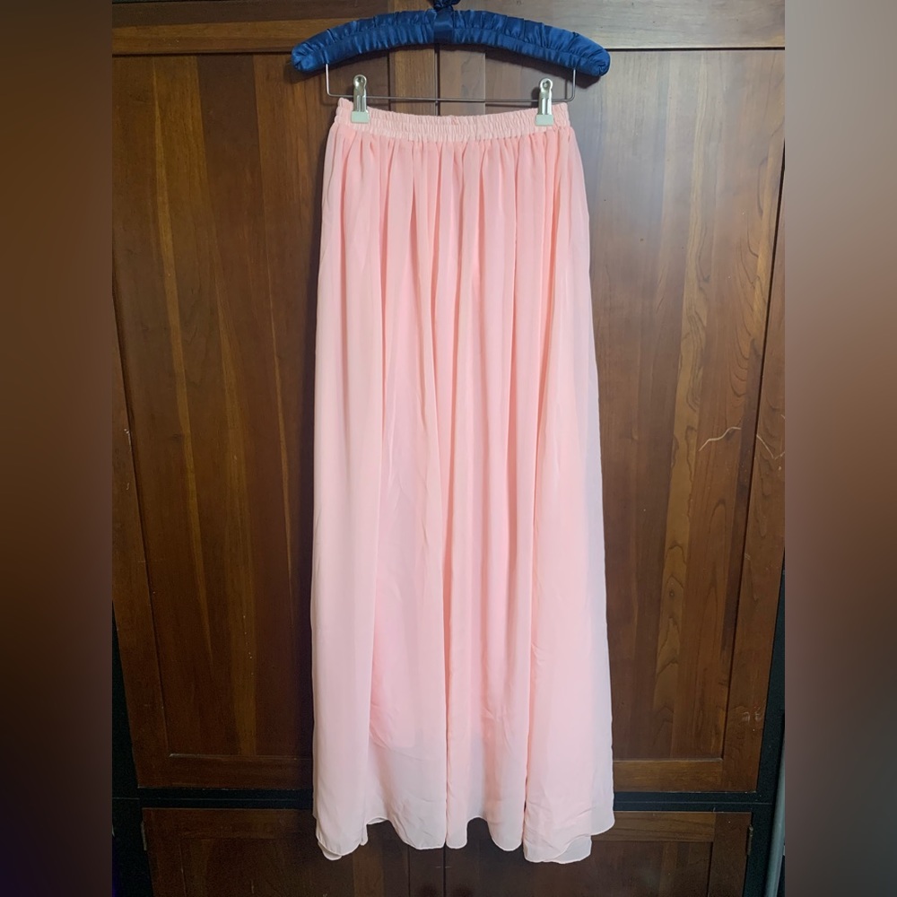 Light Pink Maxi Skirt Sz S